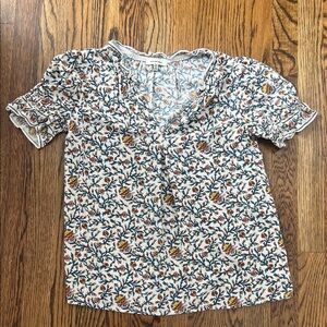 Max Studio Multicolor Floral Blouse